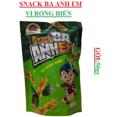 Snack vị rong biển Ba anh em gói 50 gr