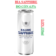 Bia Hạ Long sapphire premium beer lon 330ml độ cồn 4.3%