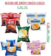 Bánh mì tròn nhân chảy Molafei cái (80-:-95)gr