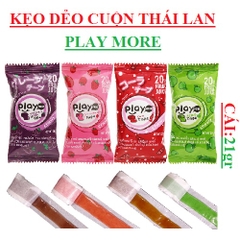 Kẹo dẻo cuộn Thái lan Play more tape gói