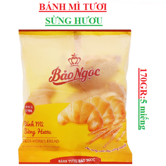 Bánh mì tươi  sừng hươu bảo ngọc gói 175gr