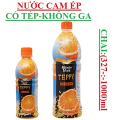 Nước cam ép không ga có tép Teppy