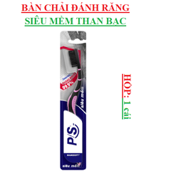 Bàn chải đánh răng P/S (ps) siêu mềm than bạc