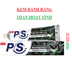 Kem đánh răng P/S than hoạt tính trắng răng lành tính (90-:-110)gr