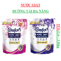 Nước Giặt Dưỡng Vải đa năng Comfort túi (3.6-:-3.8)kg