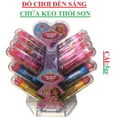 Đồ chơi đèn nháy chứa kẹo hình thỏi son Yummy delight cái 5gr