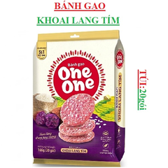 Bánh gạo one one vị khoai lang túi 20gói