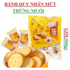 Bánh quy nhân mứt salted egg yolk malt sugar biscuit MIT 500gr