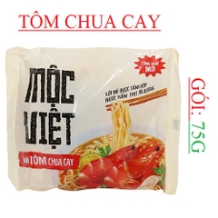 Mì tôm Mộc việt gói 75g tôm chua cay, bò hầm rau thơm