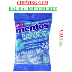 Kẹo cao su Melle chewing gum mentos gói (105-:-125)gr