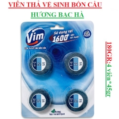 Viên thả vệ sinh bồn cầu Vim vỉ 4 viên