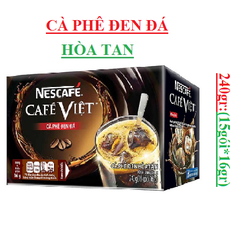 Nestcafe việt  đen đá hộp giấy 240gr (15gói*16gr)