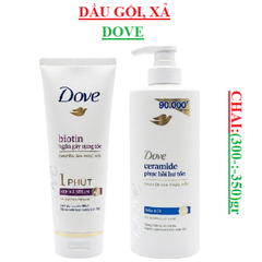 Dầu gội , dầu xả Dove chai (280-:-330)gr