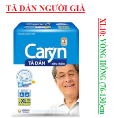 Tã dán người lớn bobby caryn XL10 (vòng hông76-130)cm