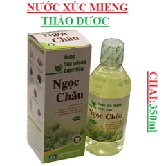 Nước súc miệng  dược liệu Ngọc Châu chai 350ml