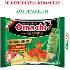 Mì dinh dưỡng khoai tây trộn spaghtetti omachi gói 90gr