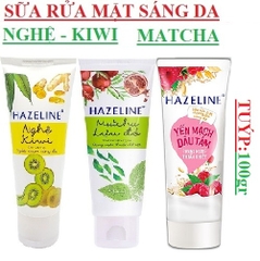 Sữa rửa mặt ngừa mụn sáng da Hazeline tuýp 100gr