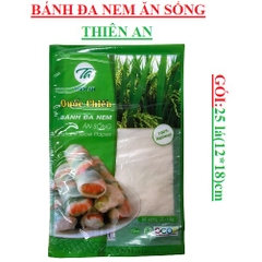 Bánh đa nem ăn sống Thiên an gói 25 lá (12*18)cm