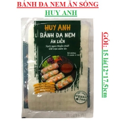 Bánh đa nem ăn sống Huy Anh gói 15 lá (12*17.5)cm