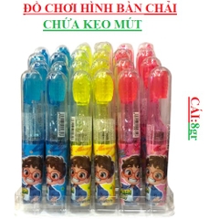 Đồ chơi hình bàn chải đánh răng chứa kẹo mút toothbrush Yummy delight cái 5.5gr