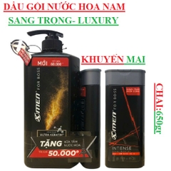 Dầu gội nước hoa sang trọng Xmen for boss luxury chai 650gr
