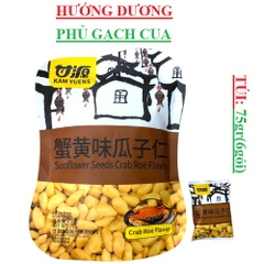 Hạt hướng dương phủ gạch cua Kam yuens túi 75gr
