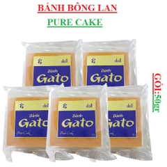 Bánh bông lan Gato pure cake gói 50gr