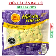 Viên hải sản rau củ Deli gói 500gr