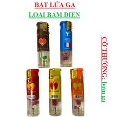 Bật lửa ga  bấm điện Vn Lighter (Bật lửa gas HD-126)