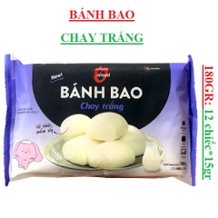 Bánh bao chay trắng ofood gói 180gr (12 chiếc *15gr)