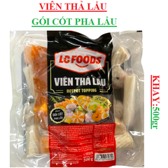 Combo lẩu hotpot topping khay 500gr