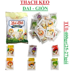 Kẹo thạch zaizai Đức hạnh túi 400gr (~ 25gói )