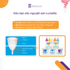 Combo Cốc Nguyệt San Lunette Chính Hãng Phần Lan – Menstrual Cup Combo (Vàng) + Túi Chống Nước