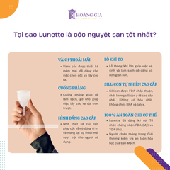 Combo Cốc Nguyệt San Lunette Chính Hãng Phần Lan – Menstrual Cup Combo (Vàng) + Túi Chống Nước