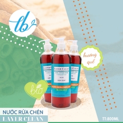 NƯỚC RỬA CHÉN BÁT HƯƠNG QUẾ LAYER CLEAN 800ML