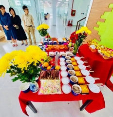 Mâm cúng giỗ tổ nghề May Luxury