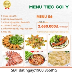 Tiệc Ngon Menu Tham Khảo Số 6