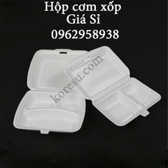 Hộp cơm xốp 3 ngăn