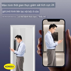 -Khóa thông minh tự động nhận dạng khuôn mặt và vân tay 3D.