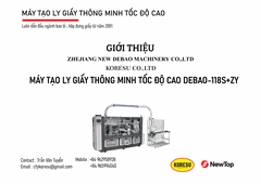 Máy tạo ly giấy thông minh tốc độ cao