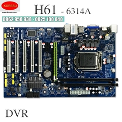 Bo mạch chủ máy tính H61 DVR mới 6314A điều khiển công nghiệp giám sát an ninh bo mạch chủ i7 5 PCI 1155 (98011)