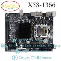 Bo mạch chủ Hongshuo hoàn toàn rắn X58 1366 chân mới hỗ trợ máy chủ bộ nhớ DDR3 x5650 i7 920 (98006)