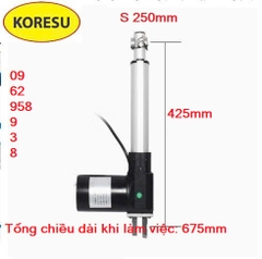 XiLanh điện tốc độ 5mm/s tải trọng 6000N DC24V