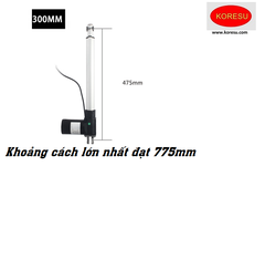 Xi lanh Điện Chạy Với Tốc Độ 18mm/s