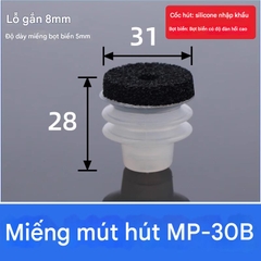 Cốc chân không xốp bọt biển cho robot tự động – Hút phôi thô, gương kính, bề mặt cong hiệu quả