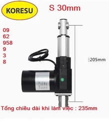 XiLanh điện tốc độ 5mm/s tải trọng 6000N DC24V