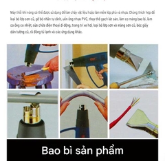 Máy Khò Nhiệt Talon TH8623B 2000W - Súng Thổi Hơi Nóng Công Nghiệp Điều Tốc Cao Cấp [HÀNG CHÍNH HÃNG ]