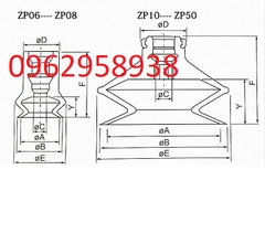 Núm hút cao su silicon ZP-...BS , ZP-...BN có 2 ngăn từ  ZP06-ZP50.