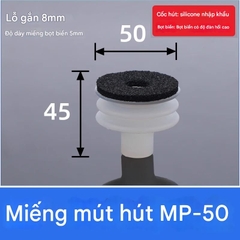 Cốc chân không xốp bọt biển cho robot tự động – Hút phôi thô, gương kính, bề mặt cong hiệu quả