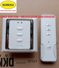 Nguồn điện 220V ra 24V tích hợp mặt điện ấn chống xước AC227-2 và điều khiển từ xa